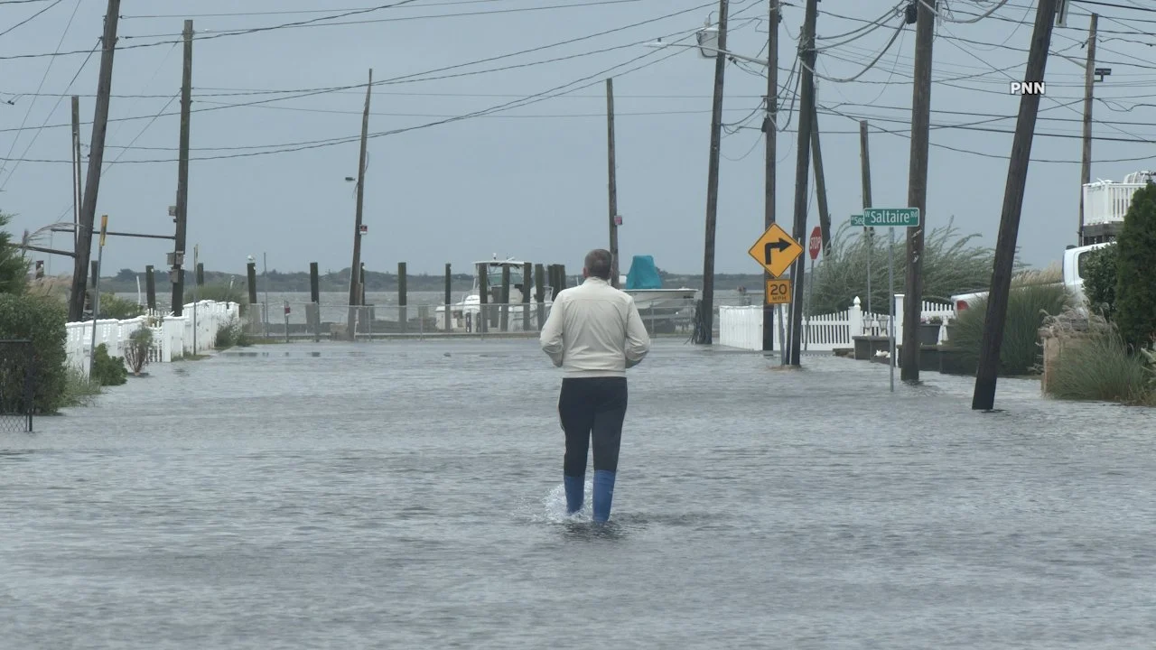 Widespread Coastal Flooding Inundates Southern Suffolk, Prompts Water Rescue