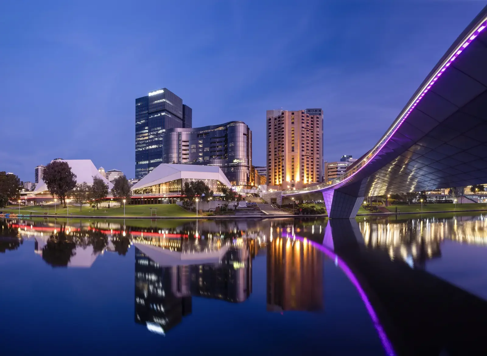 adelaide skyline near toms court hotel
