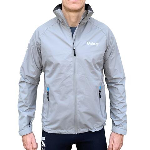 VDRY LIGHTWEIGHT FULL ZIP JACKET- GREY