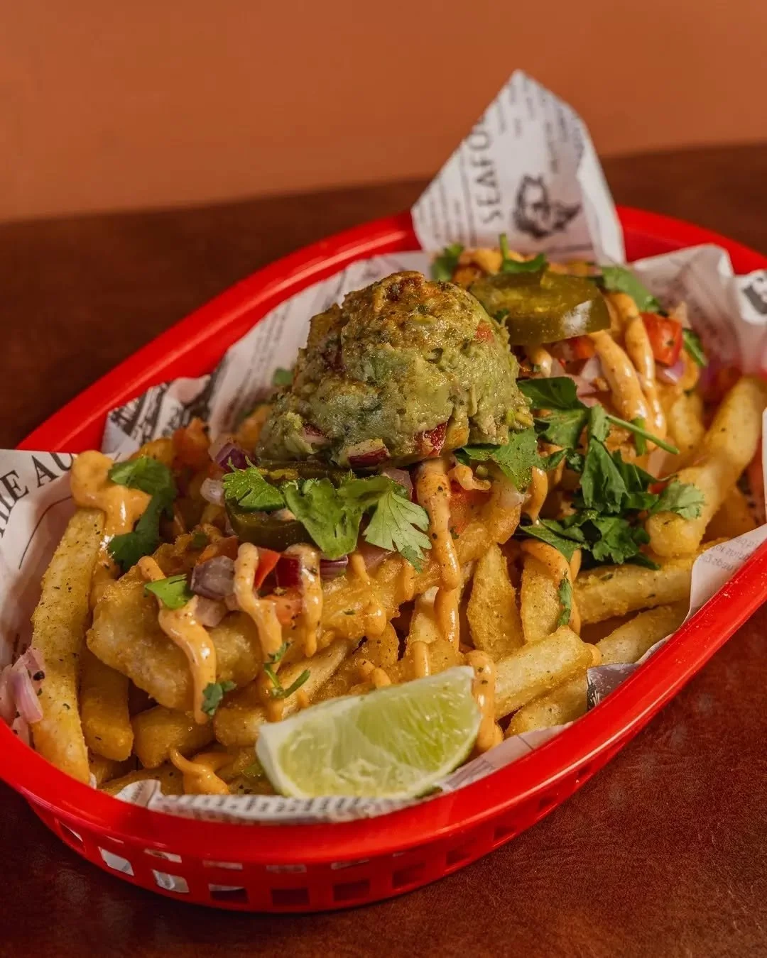 We call them Birria Dirty Fries - because &ldquo;loaded&rdquo; doesn&rsquo;t do them justice.

Crispy chips drowned in cheese, salsa roja and chipotle mayo, with your choice of protein on top.

You&rsquo;ll need napkins.