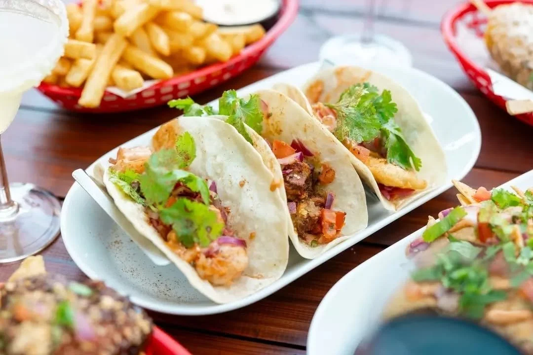 5 bold soft tacos filled with slow-cooked meats, punchy toppings, real flavour &mdash; all for $5 each on Taco Tuesday!