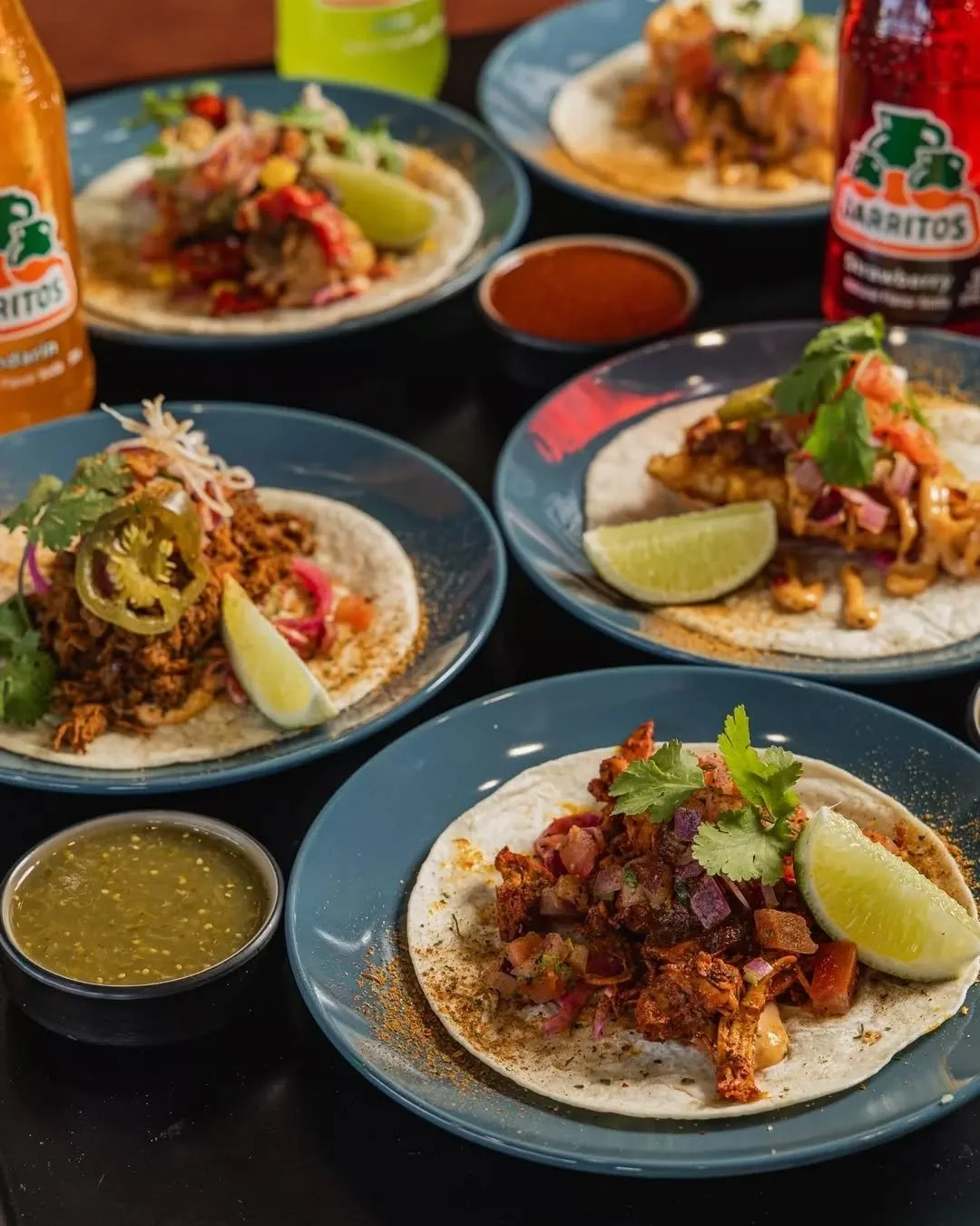 From the clean crunch of fish to the depth of adobo beef and the gentle warmth of pasilla prawn, each taco has its own personality.
