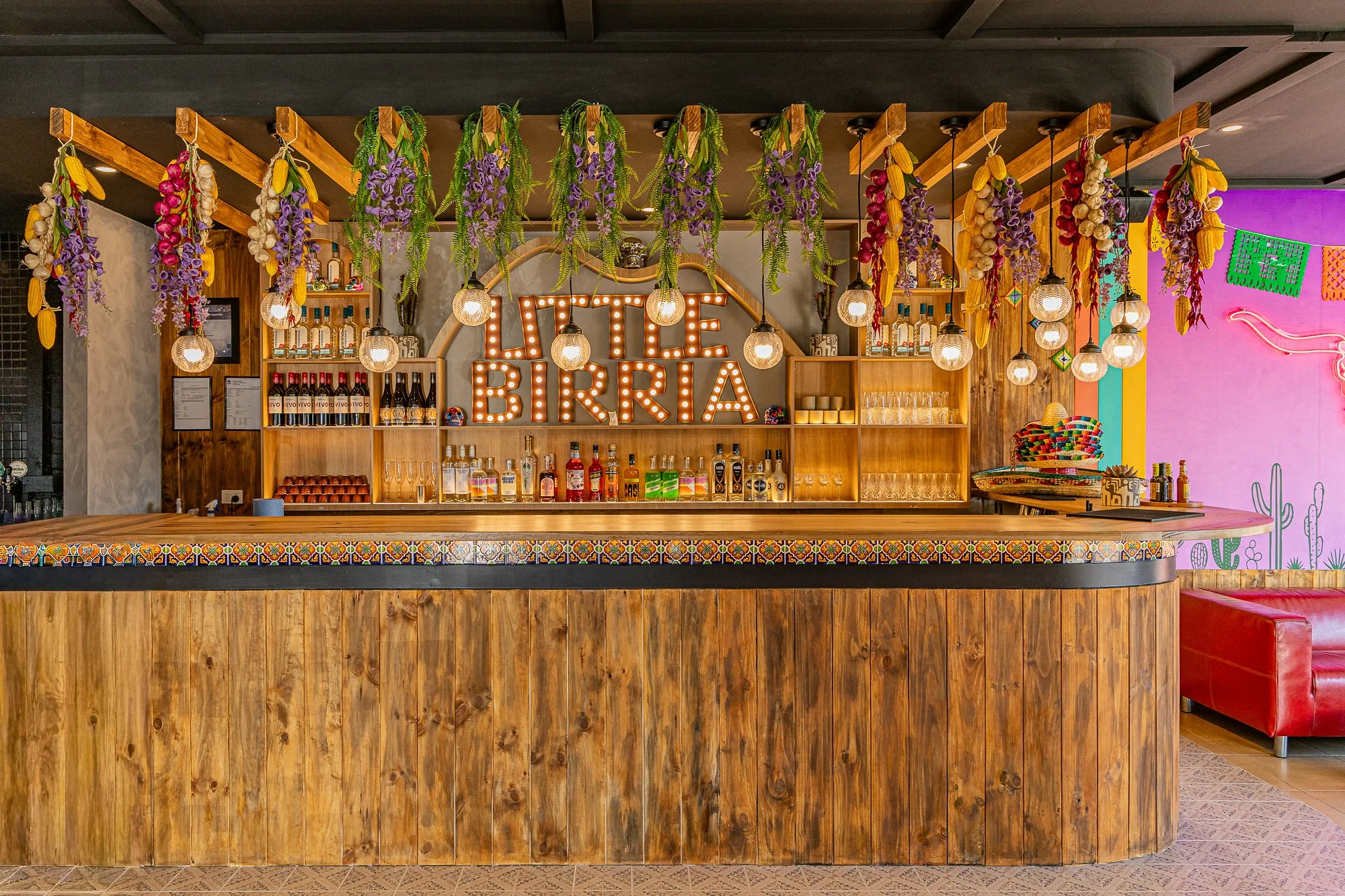 Mexican themed bar 