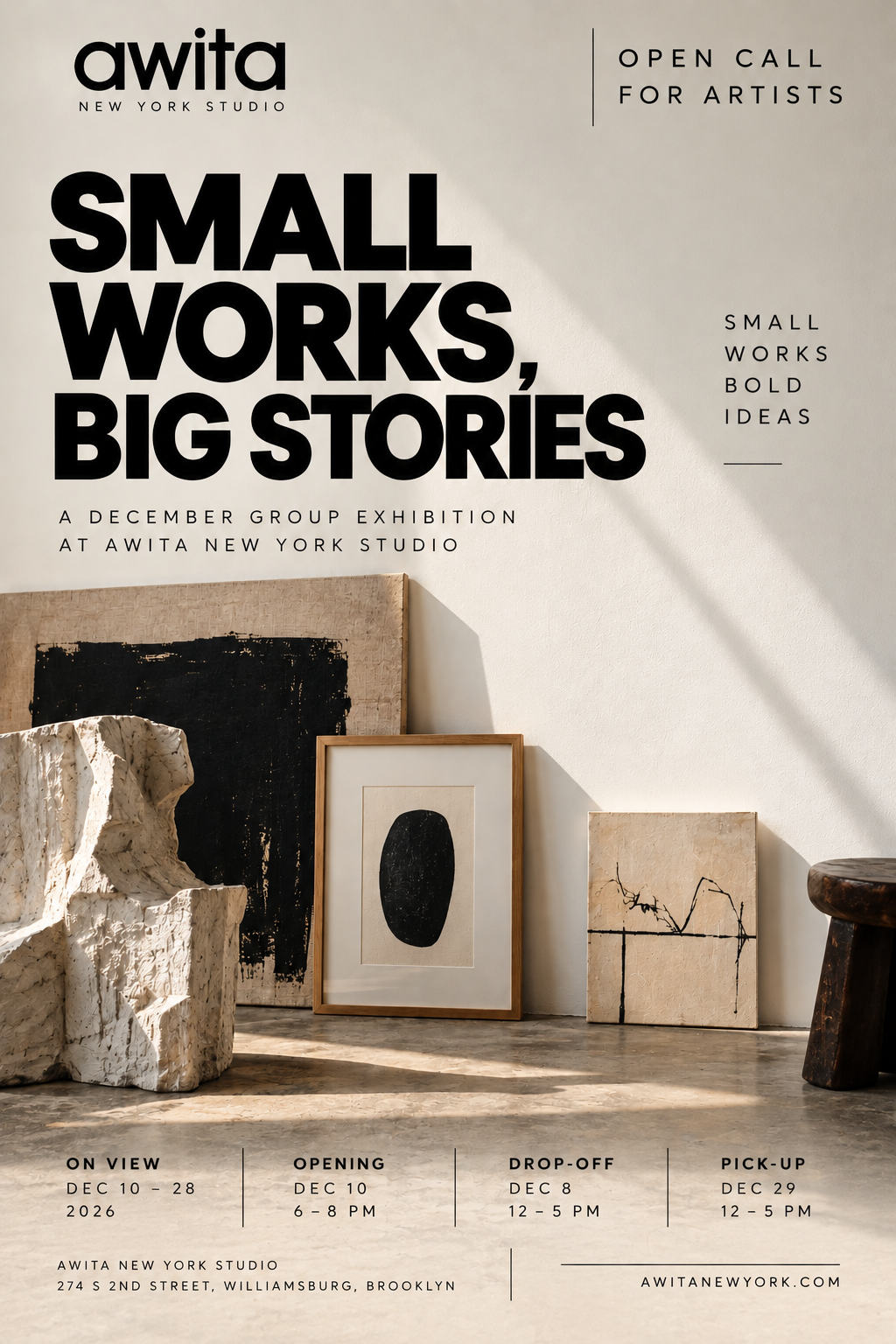 SMALL WORKS, BIG STORIES