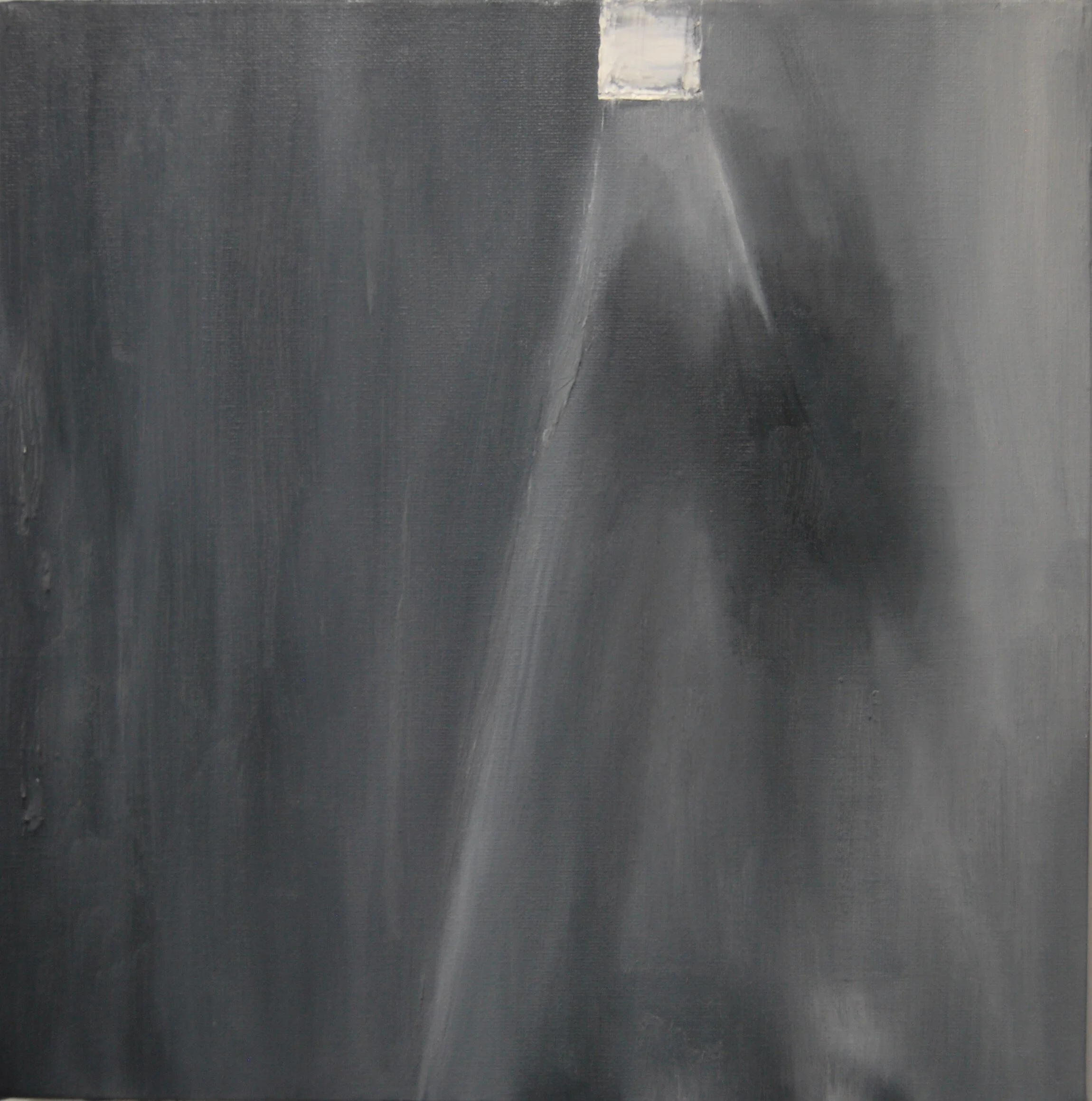 Shaft 1. $280.  Oil on Canvas. 30 cm square x 3.8 deep. Signed on back and ready to hang.