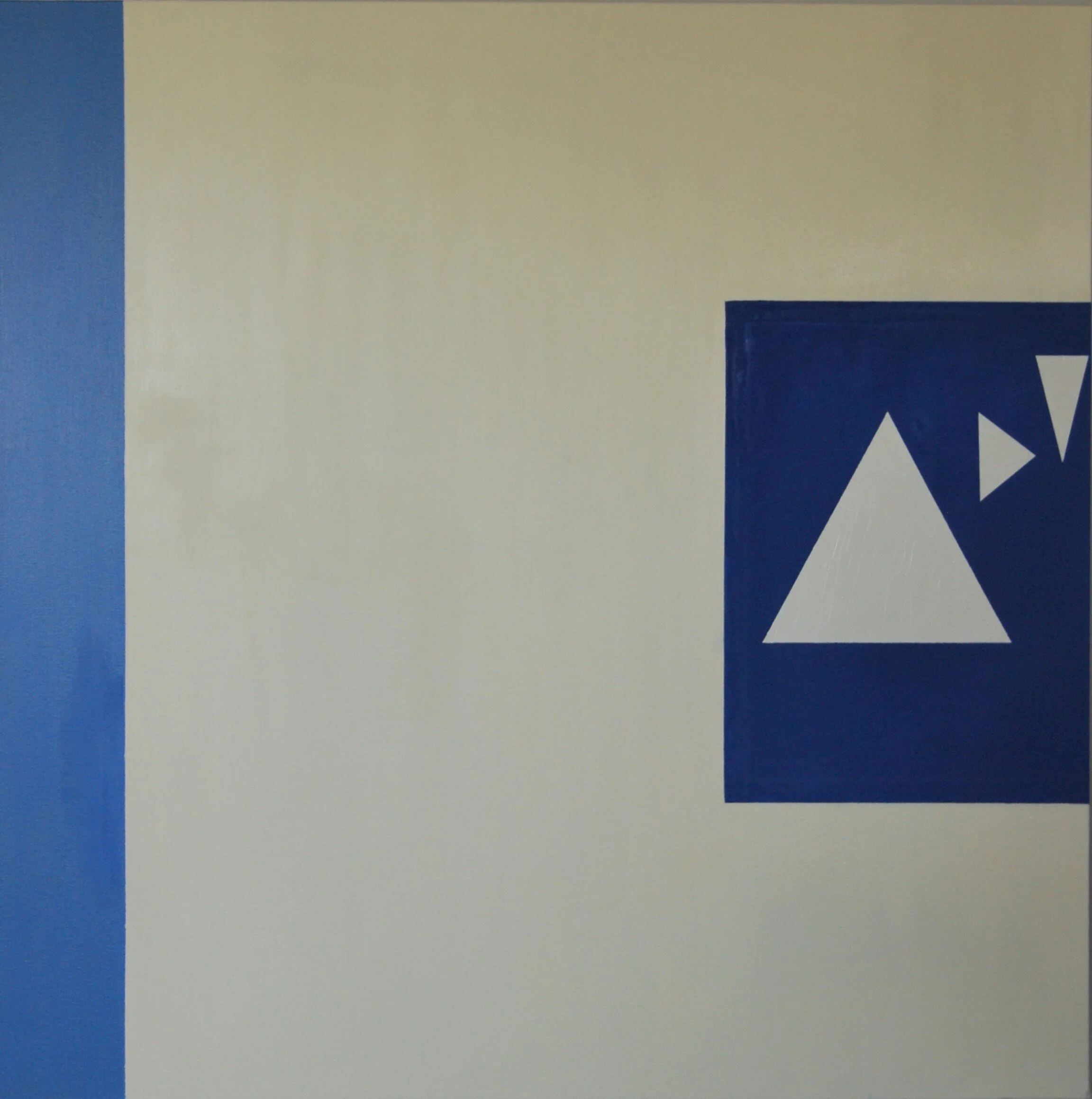 Apartment Sign.  $800.  Oil on Canvas.  91.5 cm square and 3.8 cm deep (36" x 36" x 1.5").  Signed on the back and ready to hang.