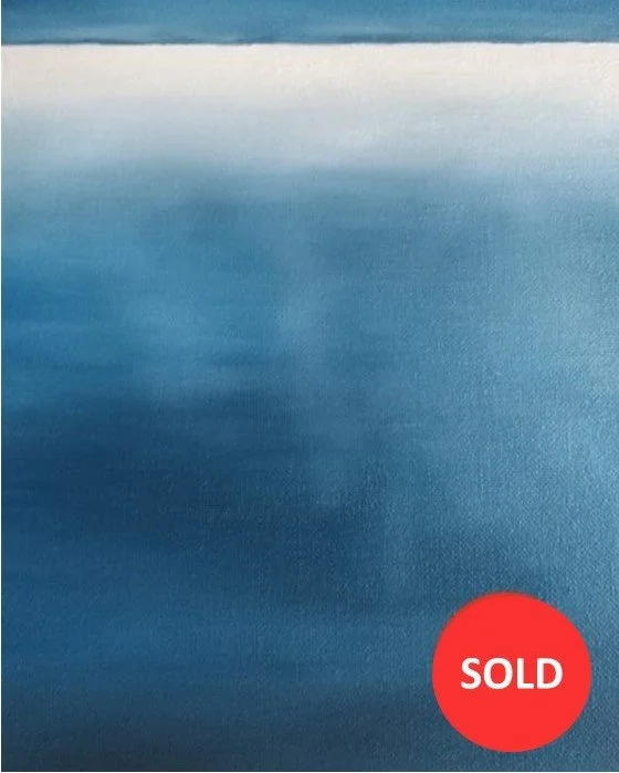 The Space Below. Oil on Canvas. 25cm high x 20cm wide x 3.8 deep