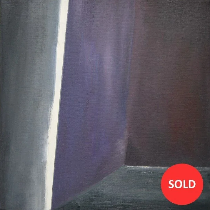 Shaft 2. Oil on Canvas. 30 cm square x 3.8 deep