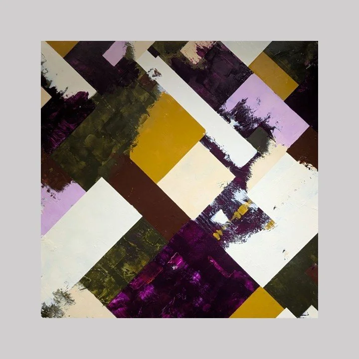 Hopscotch No.5 (A little bit of ...), 2025. Oil on canvas - 76 x 76cm