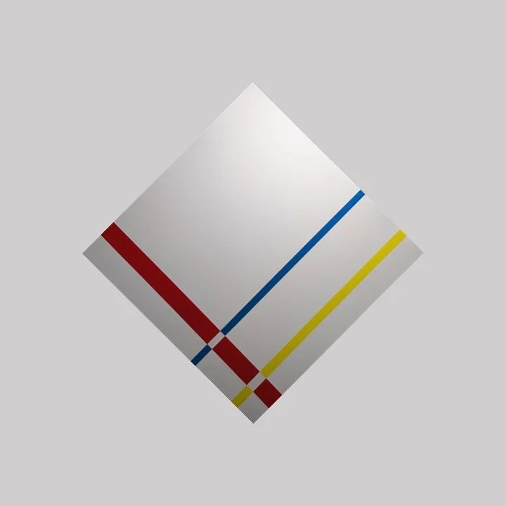 Lozenge, 2025. Acrylic on canvas - 66 x 66cm