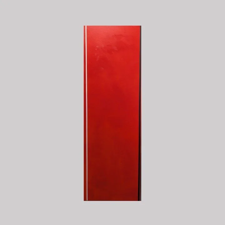 Vertical, 2025. Acrylic and Washi tape on canvas - 120 x 40cm