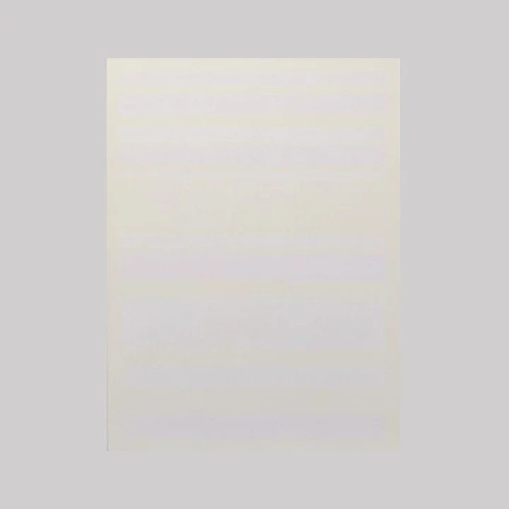Yellow Red White, 2025. Acrylic on canvas - 122 x 91cm