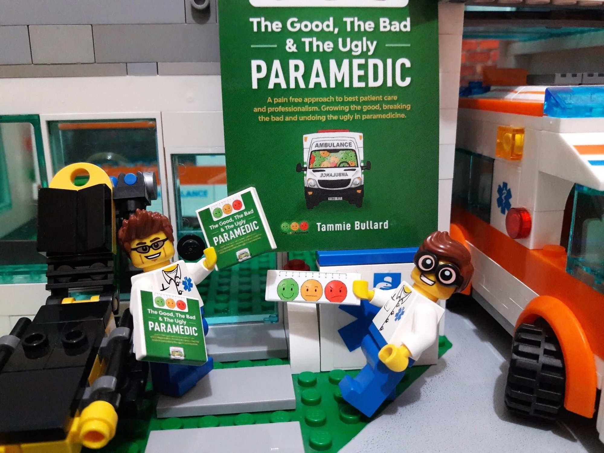 Mitch Murphy & Bubbles from @BrickEMS checking out their copies in Texas, how cute is that GBU scale ruler?