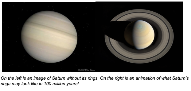 Thanksgiving space dinners, threading Saturn's rings and impossible warp  drives