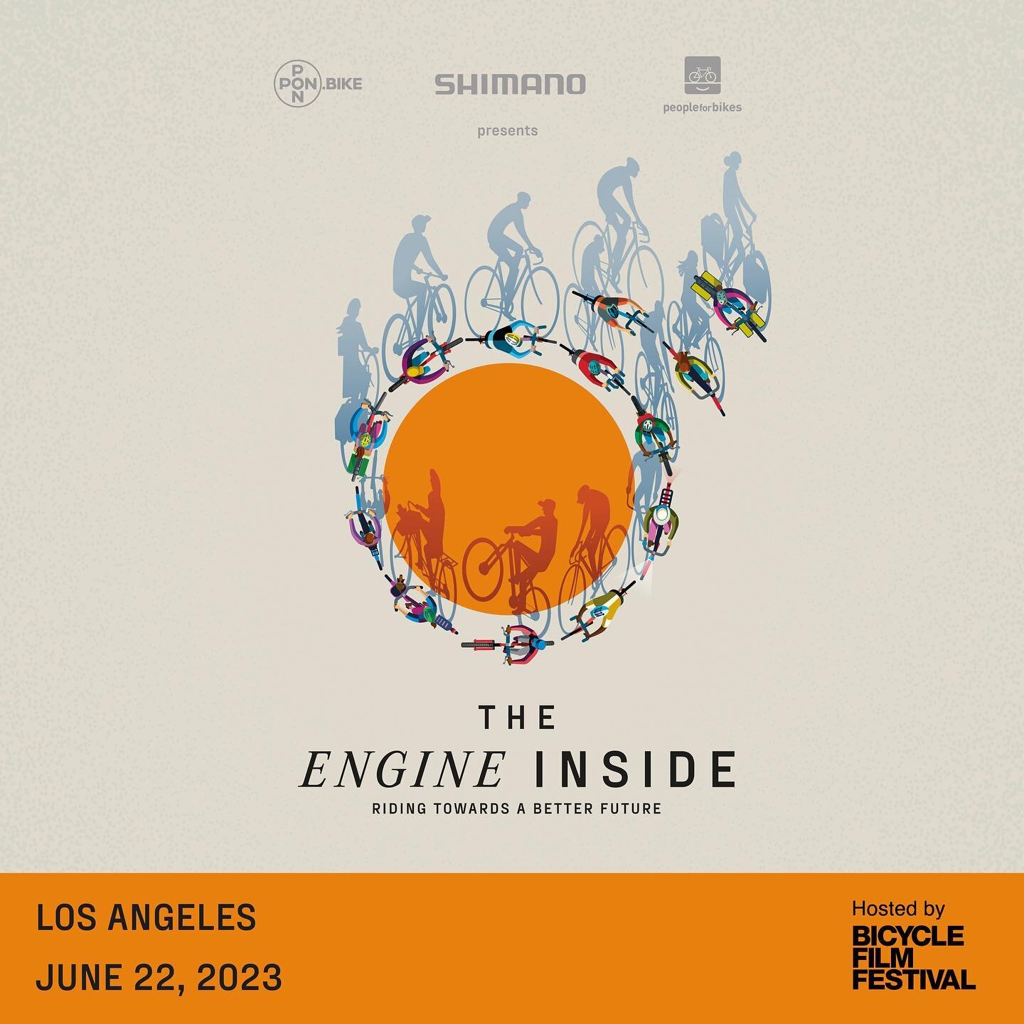 THE ENGINE INSIDE&mdash;is premiering in Los Angeles on June 22 at The Fine Arts Theatre Beverly Hills. Hosted by @bicyclefilmfestival This new documentary tells the story of six everyday people from all over the globe who reveal the unique power of 