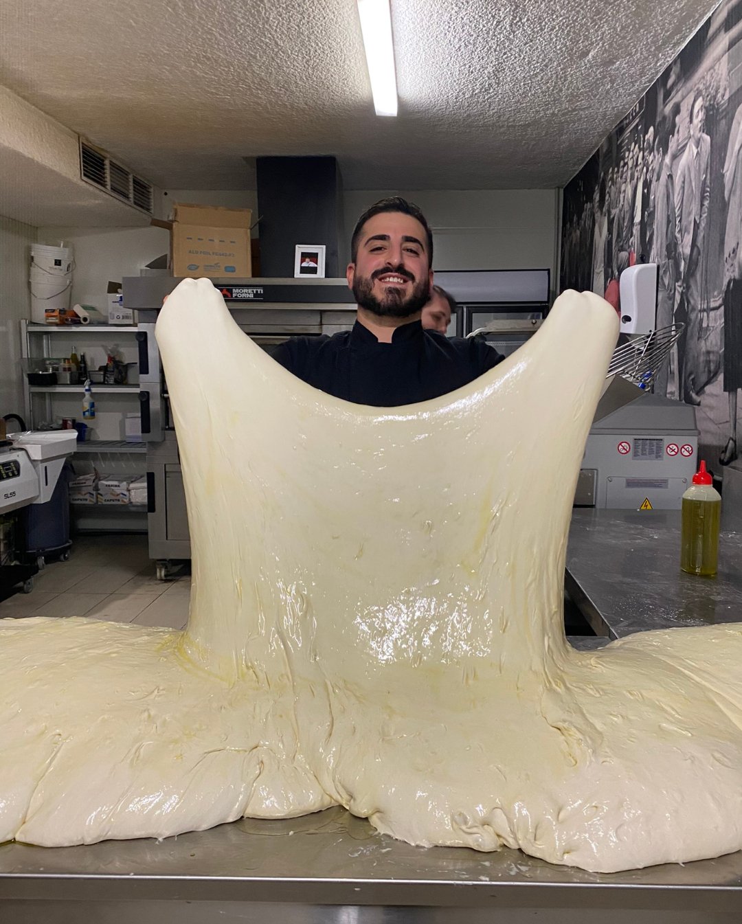 Reminiscing about this 90kg pizza dough we made for the Little Italy Festival 🤤😵 (and no, it wasn't our only batch!)