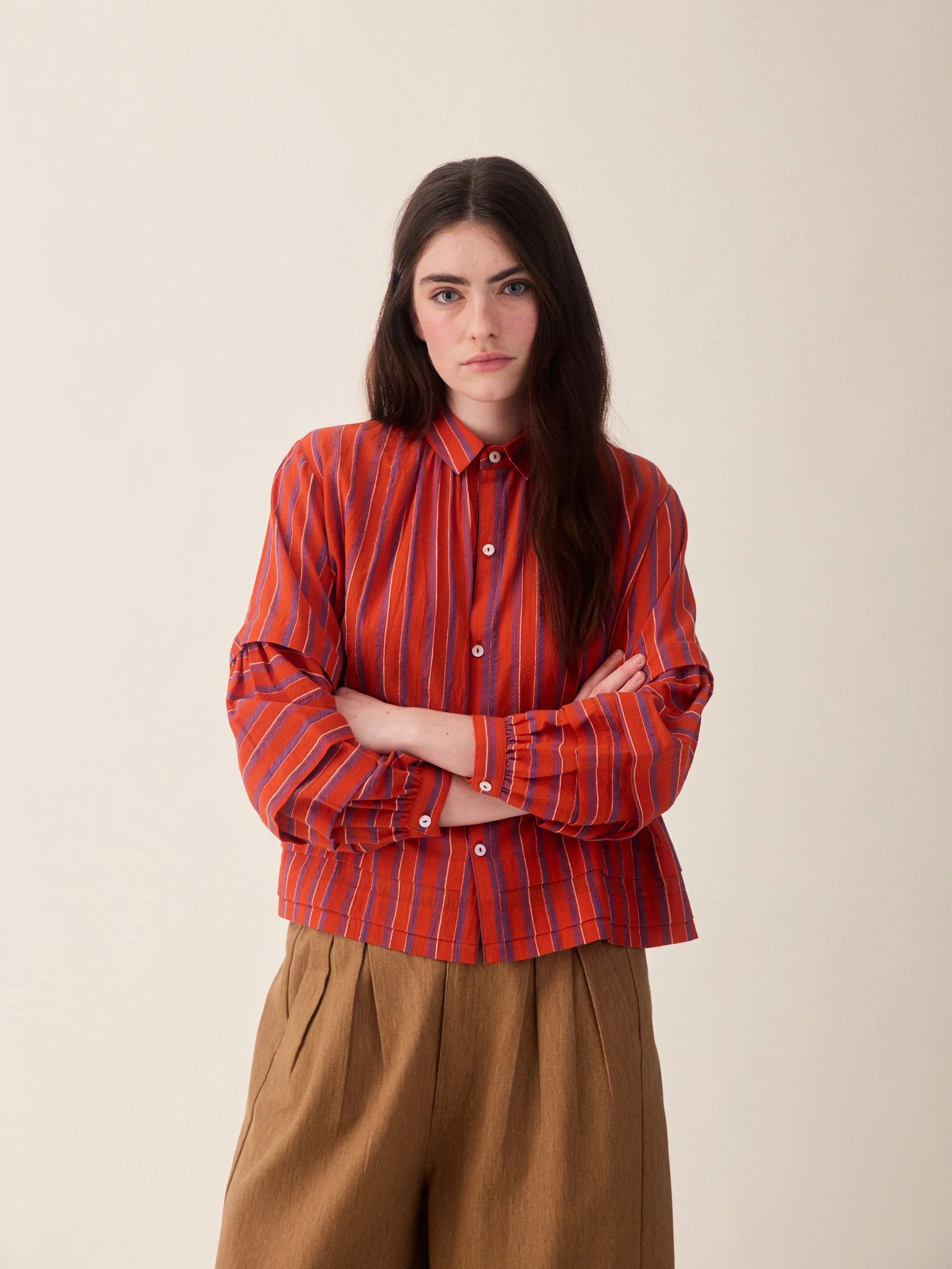 Lotta Shirt - Red Stripe