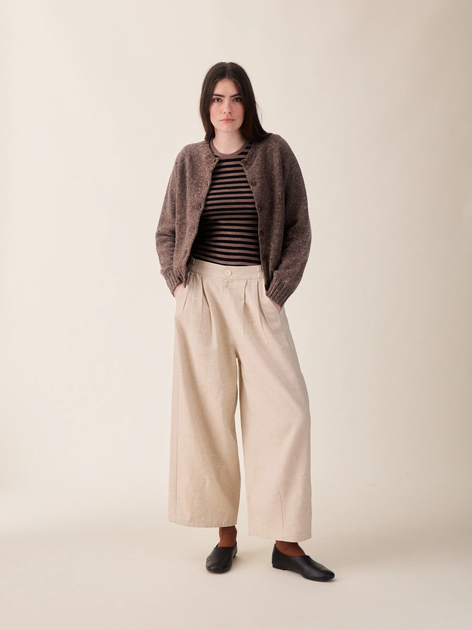 Leila Trousers  - Oat
