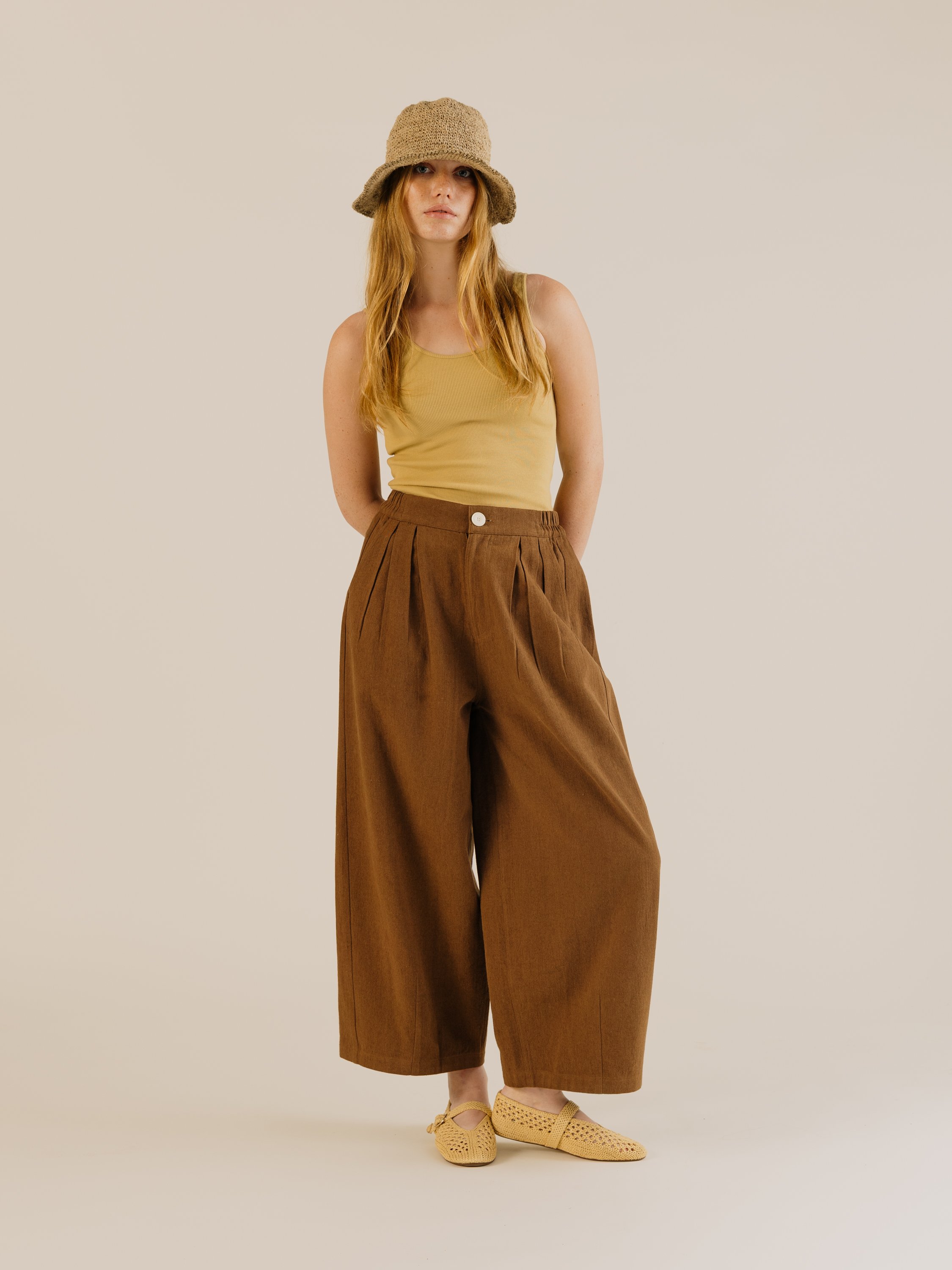 Leila Trousers  -Earth