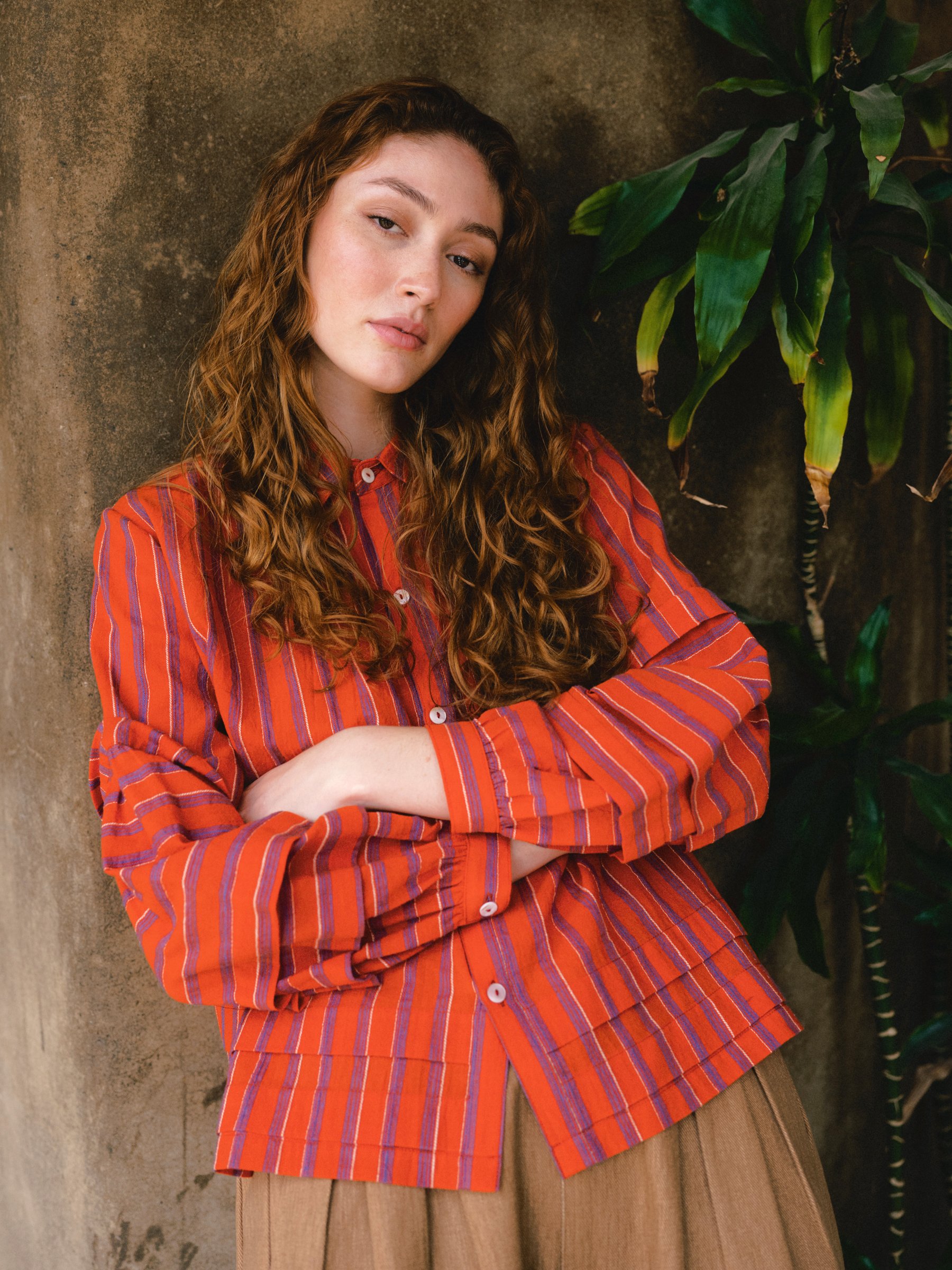 Lotta Shirt - Red Stripe