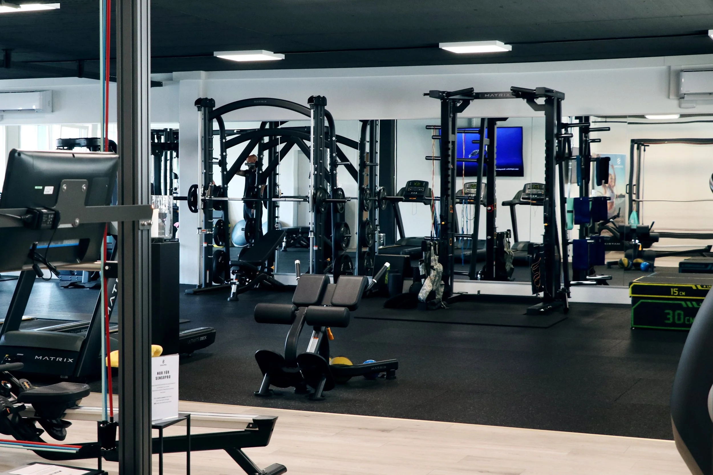Trainingsfläche im privaten JS Personal Training Studio in Dübendorf