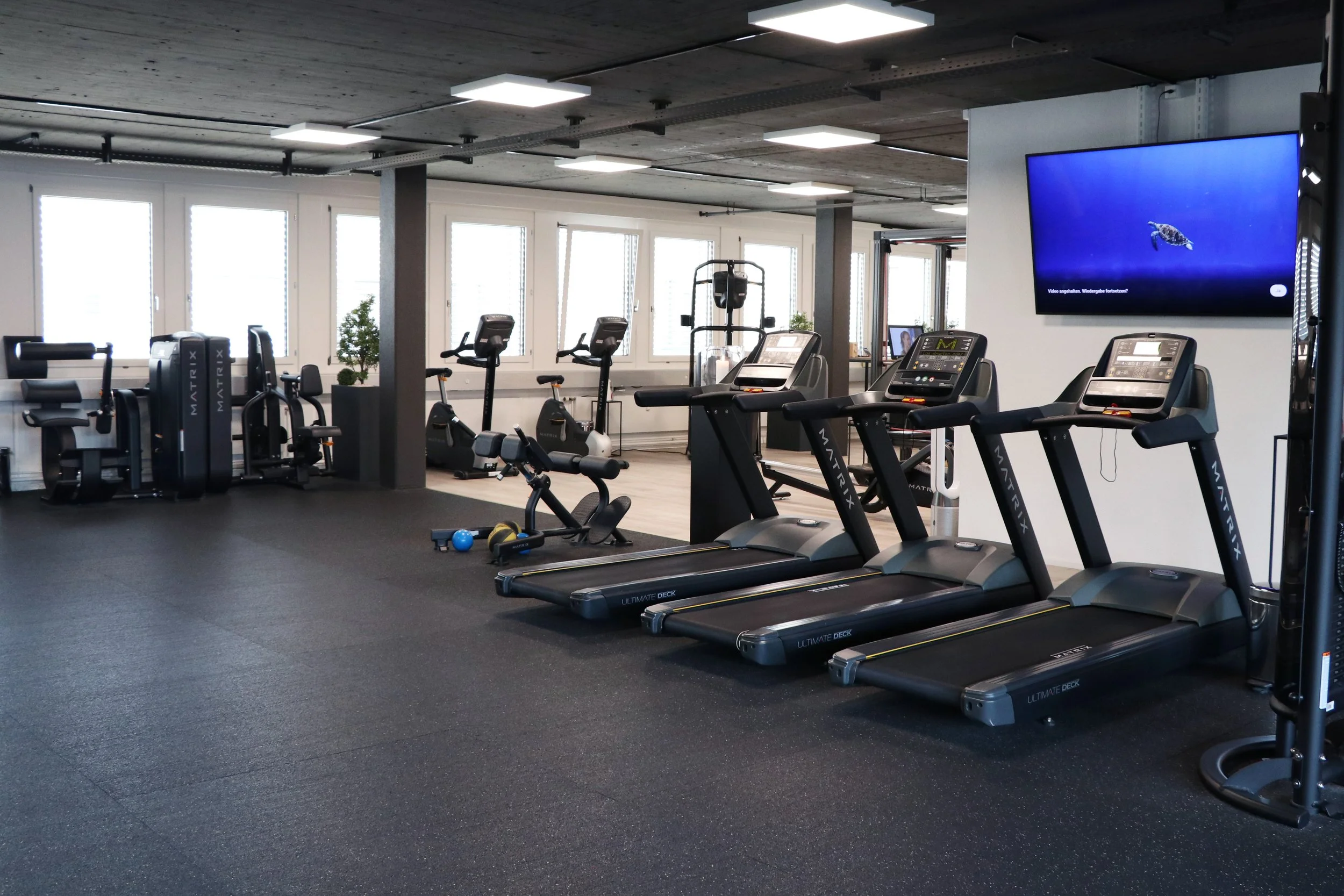 Trainingsfläche im privaten JS Personal Training Studio in Dübendorf