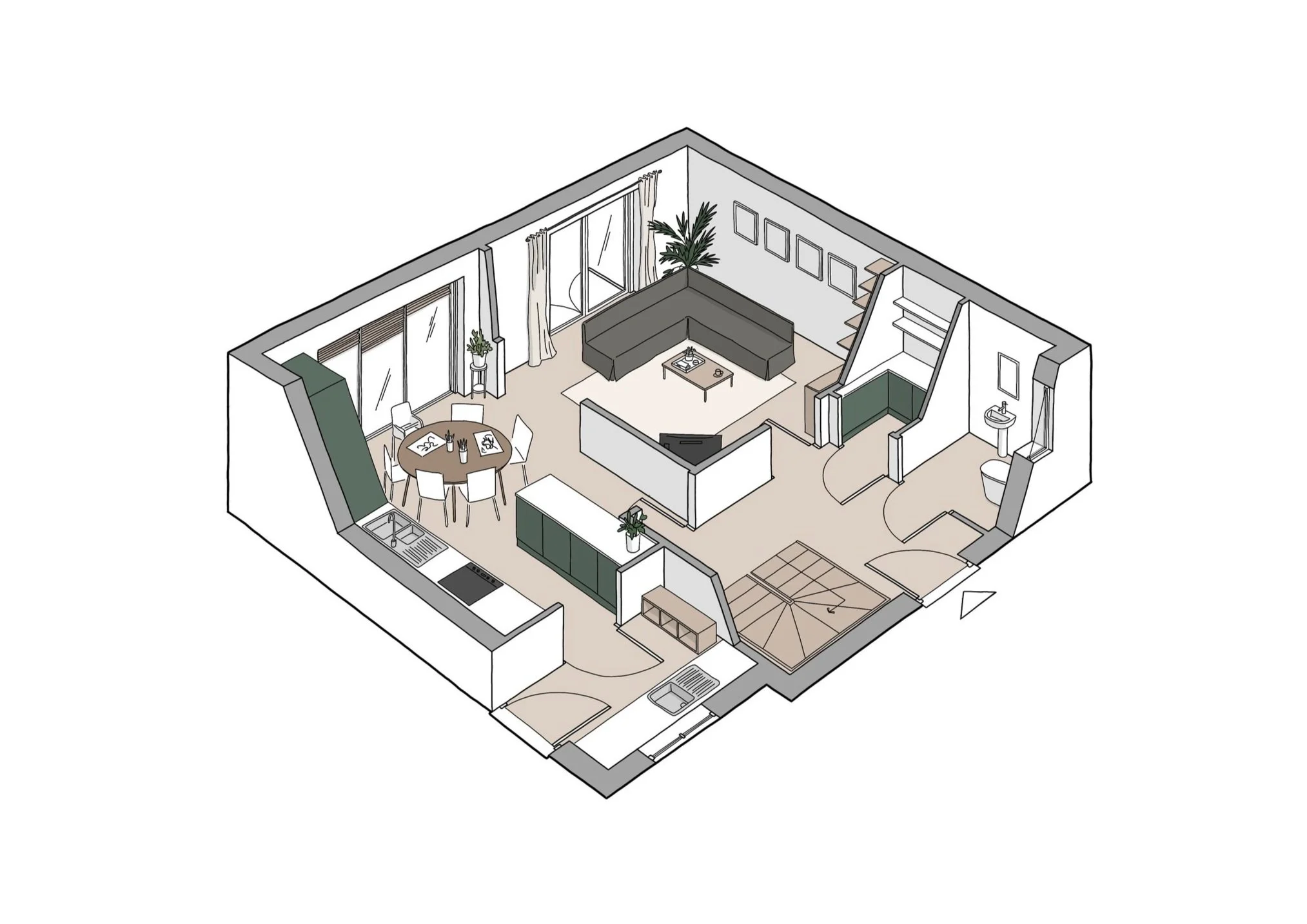 ARCHITECTURAL ILLUSTRATION PROJECTS — Katherine Dauncey Illustration