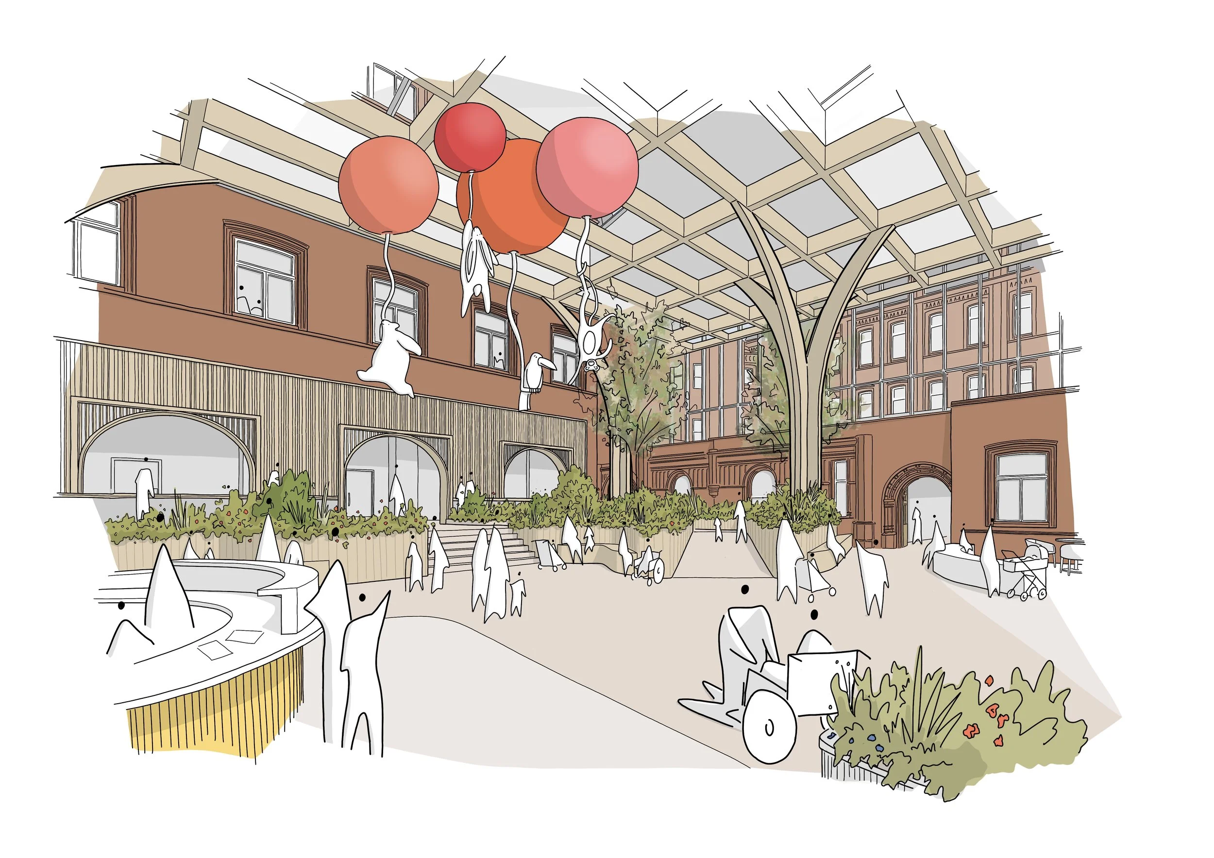 ARCHITECTURAL ILLUSTRATION PROJECTS — Katherine Dauncey Illustration