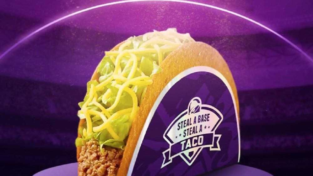 Taco Bell Steal a Base, Steal a Taco.
