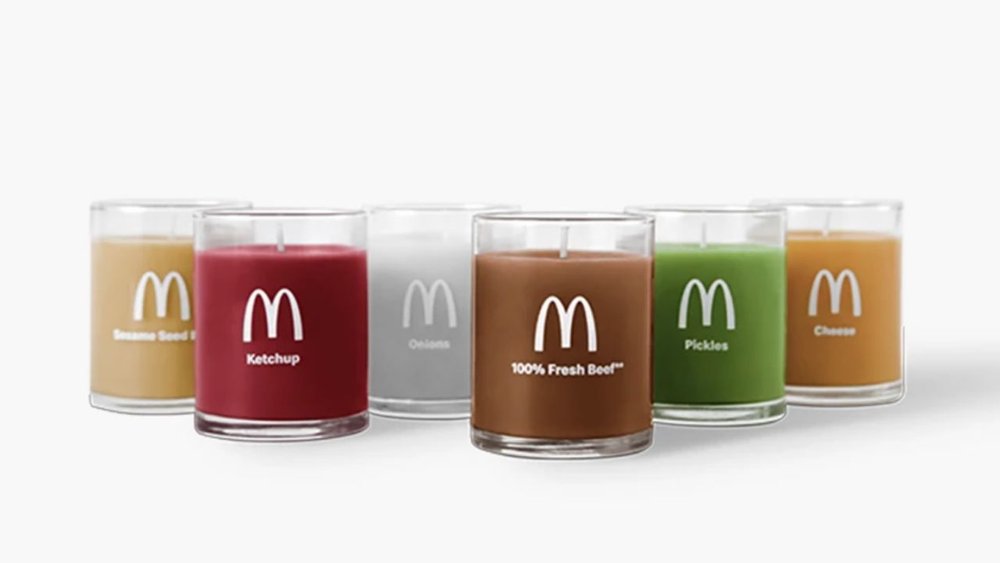 Scented candles from McDonalds.