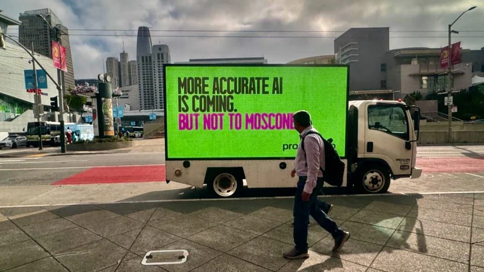 Mobile advertising truck