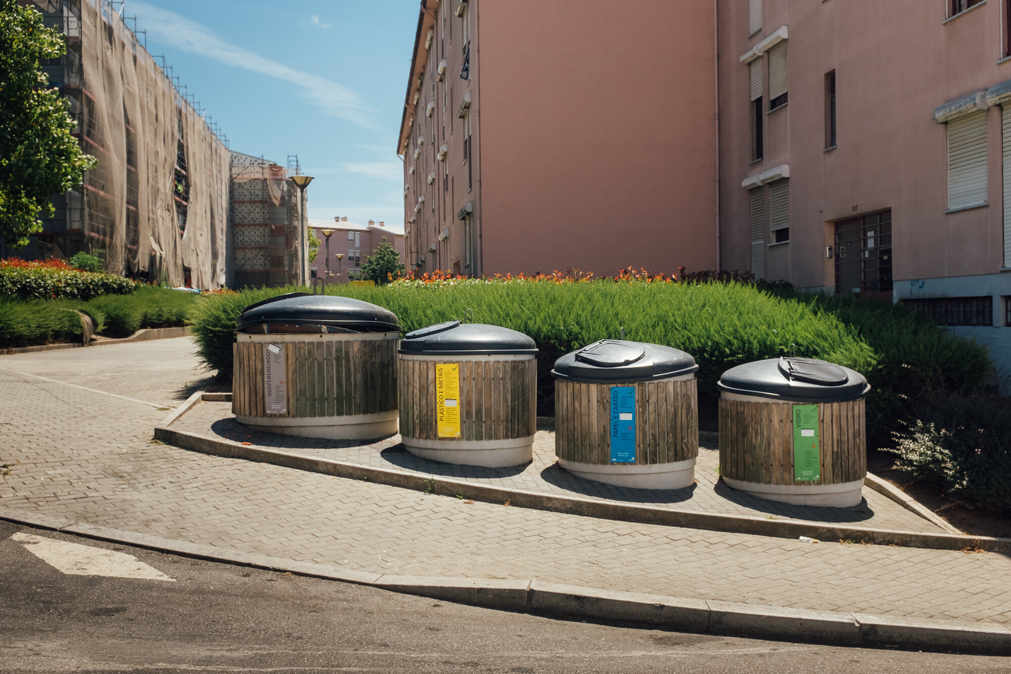 Recycling and Garbage Bins