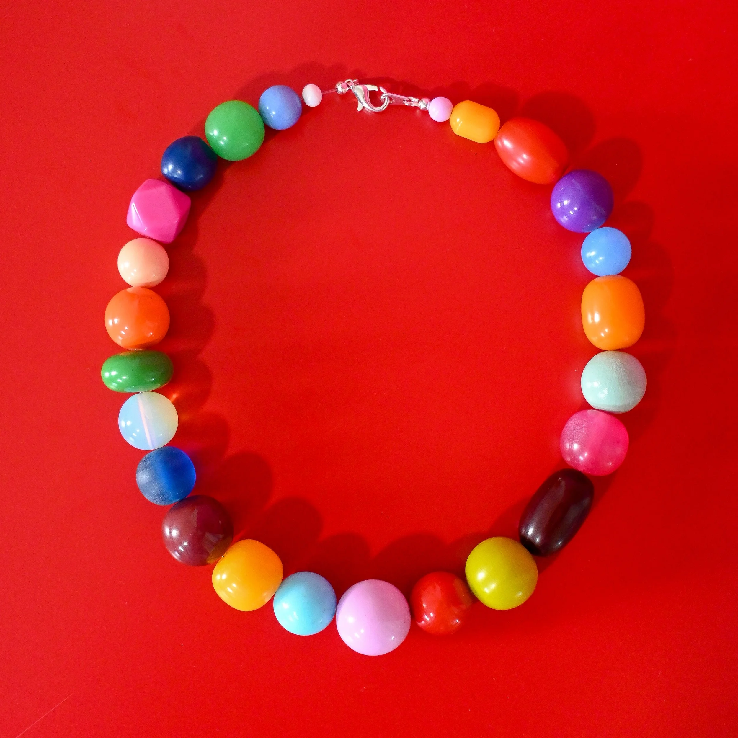 Colourblock Necklace - Chunky Gumball 1