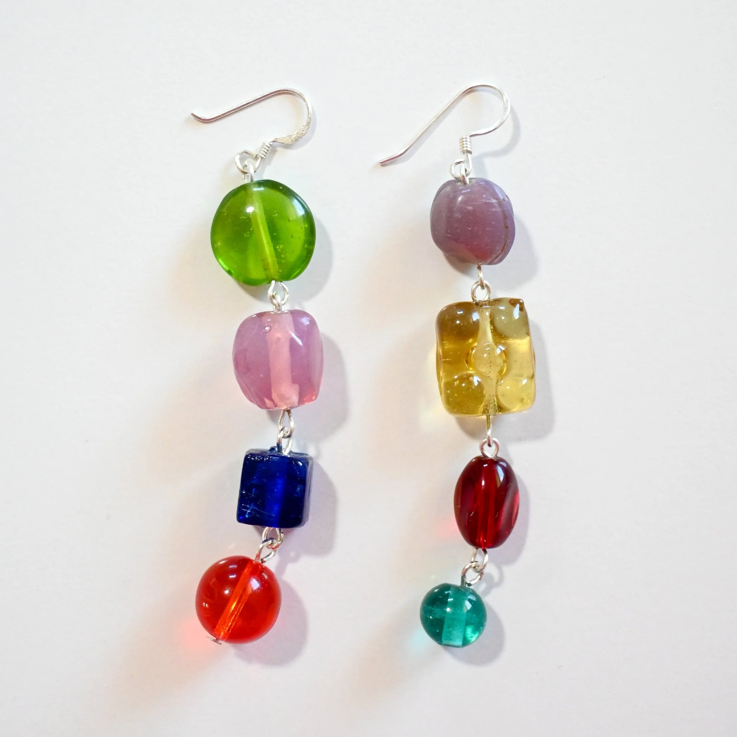 Colourblock Earrings - Dangle Drops 3