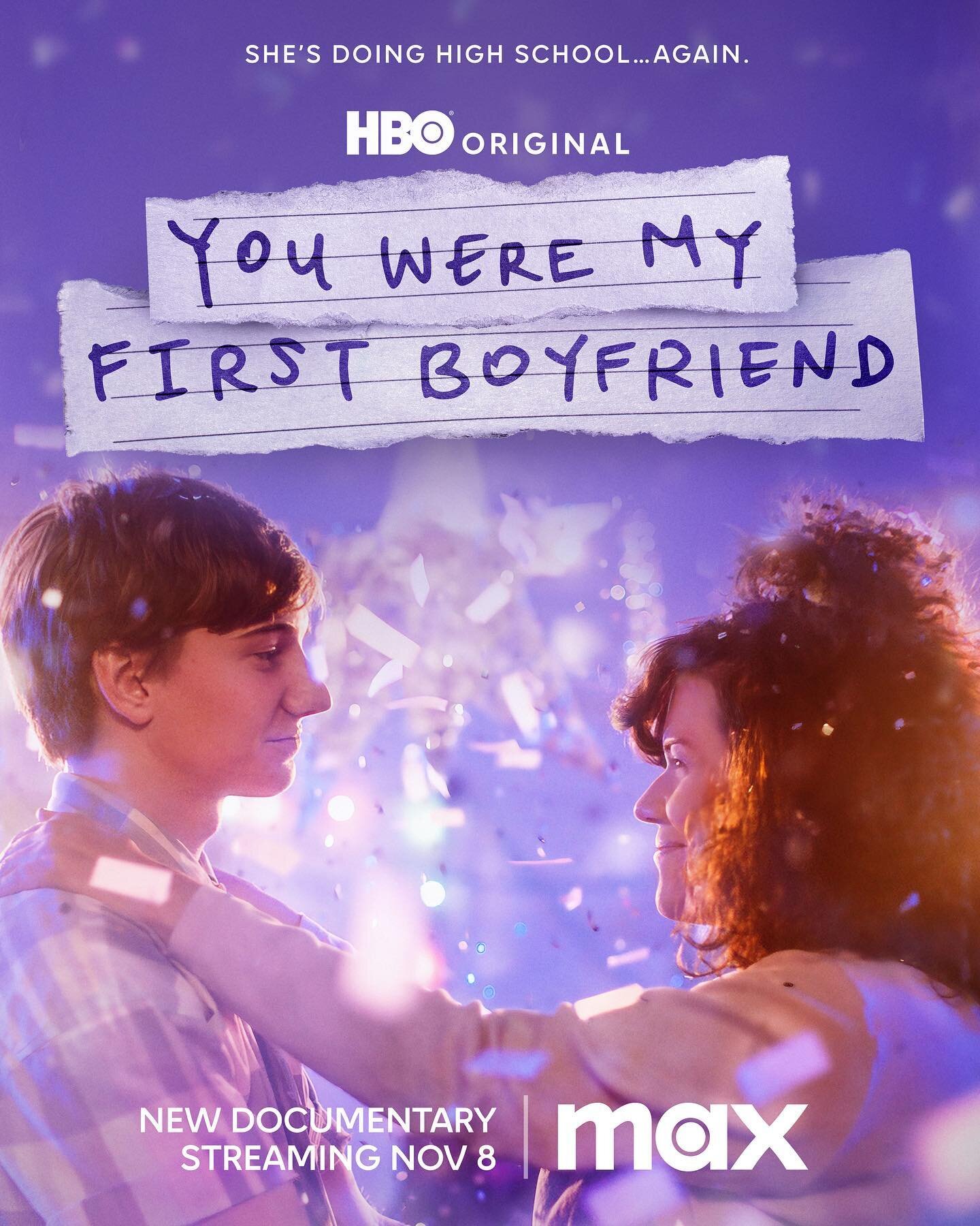 YOU WERE MY FIRST BOYFRIEND coming to NYC theaters Nov. 3-9 and streaming on @hbo starting Nov. 8!

Entertaining, moving, nostalgic, therapy on screen, a documentary and therapeutic process done in a completely original way.
(this is my own review 😜