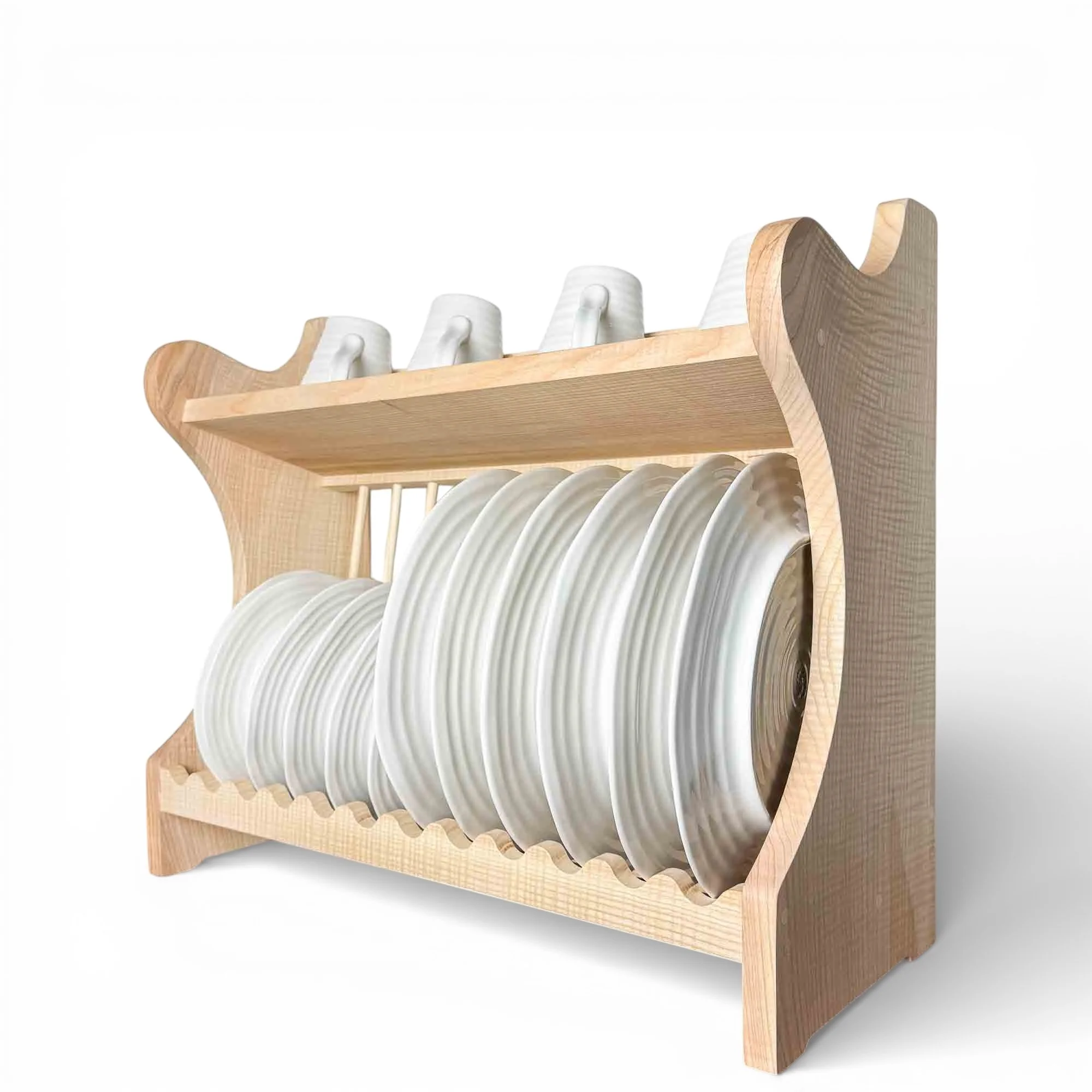 cottage style ash platerack