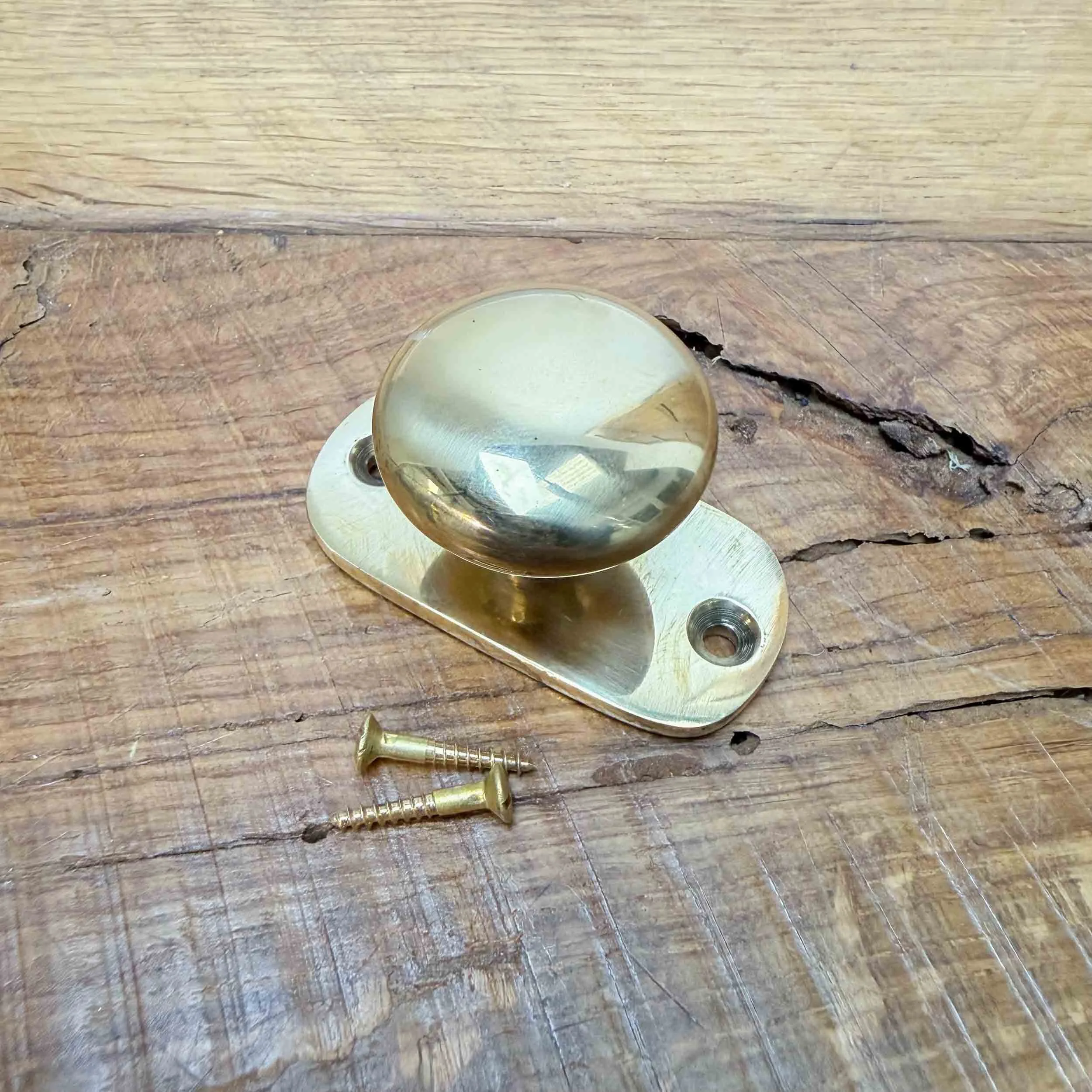 solid brass cabinet knob