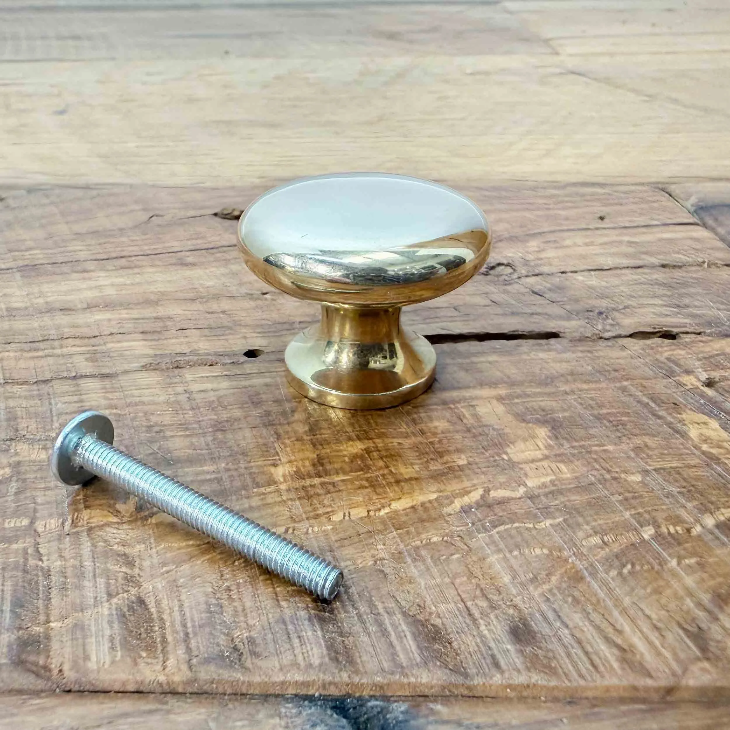 shaker brass cabinet knob