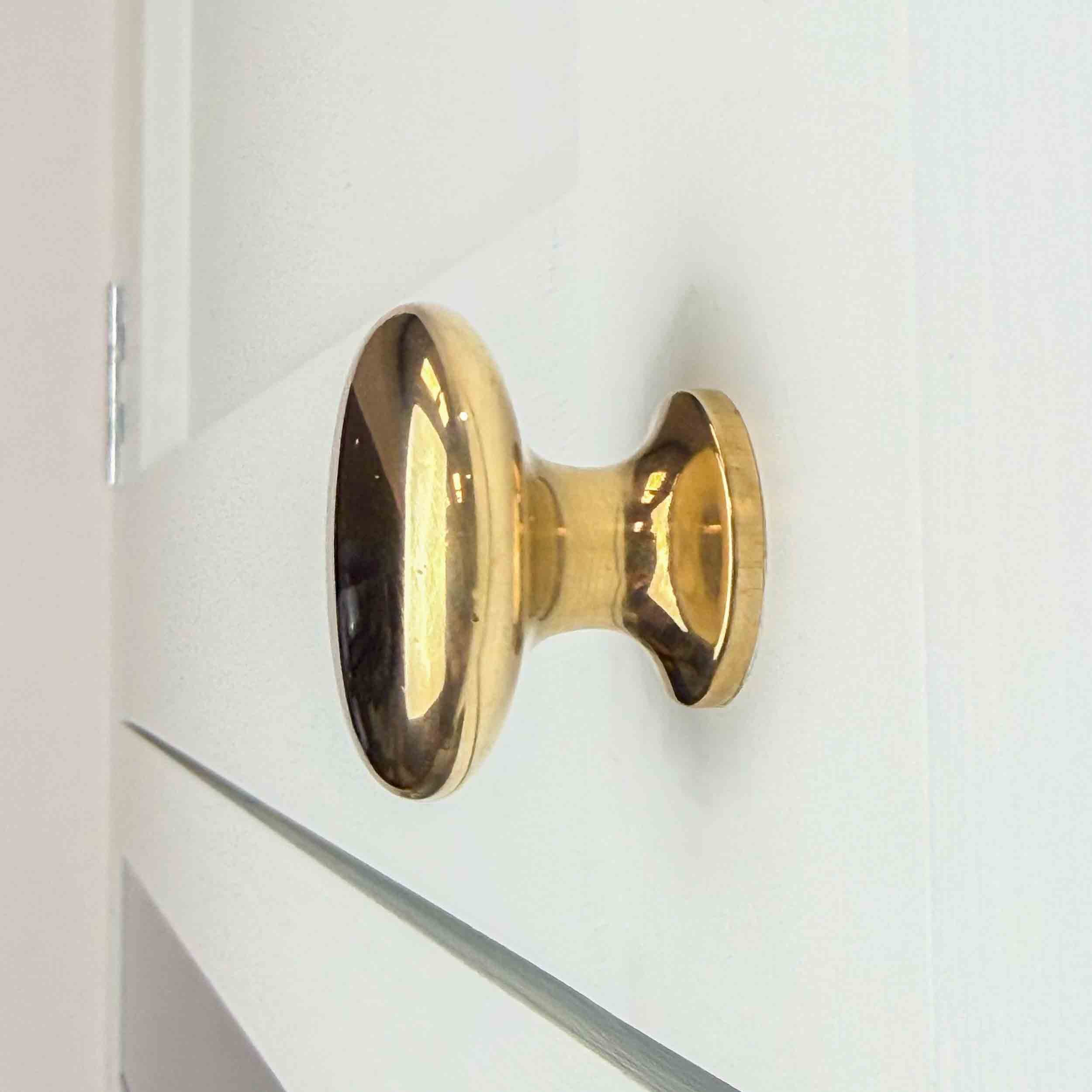 shaker solid brass cabinet knob