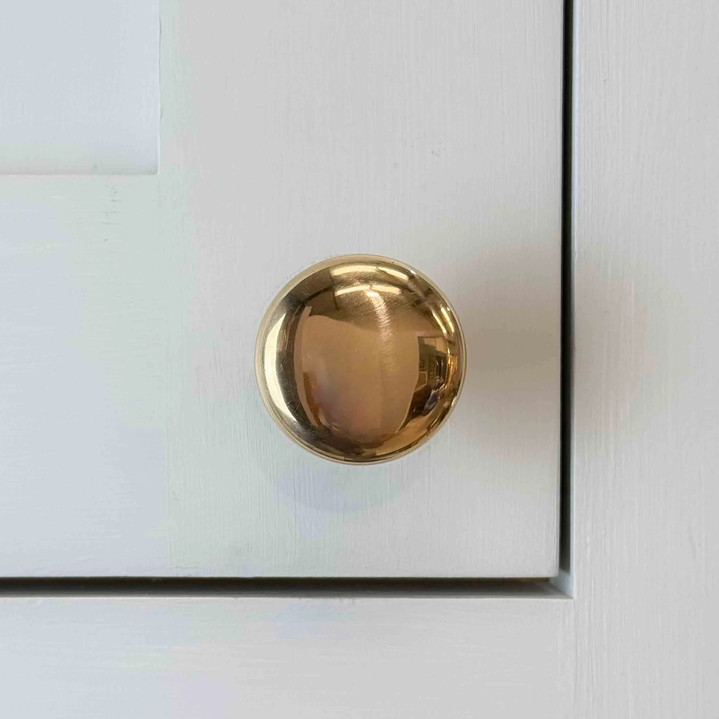 simple brass cabinet knob