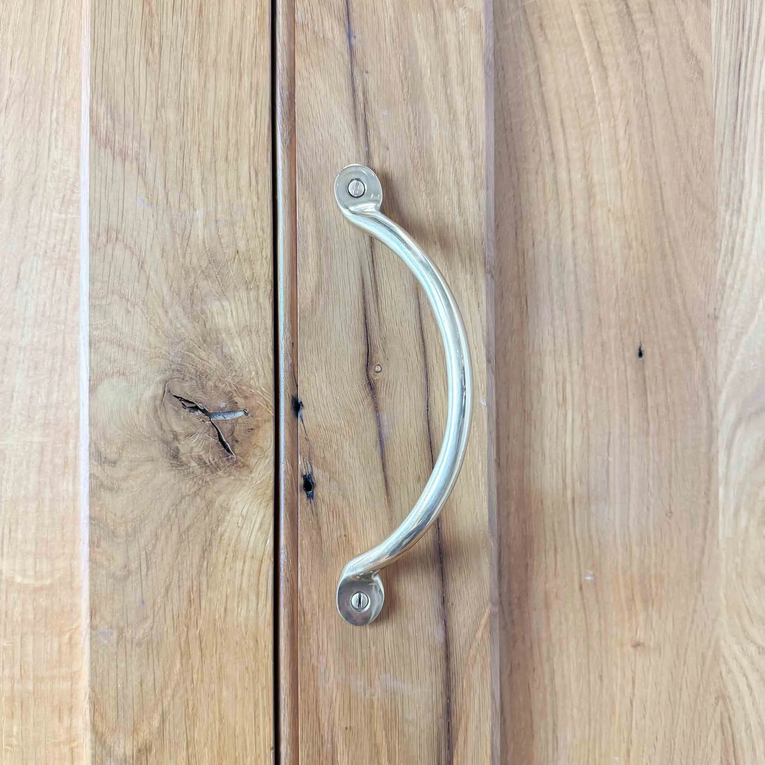 'Bradford' Solid Brass Cranked Penny End Bow Handle