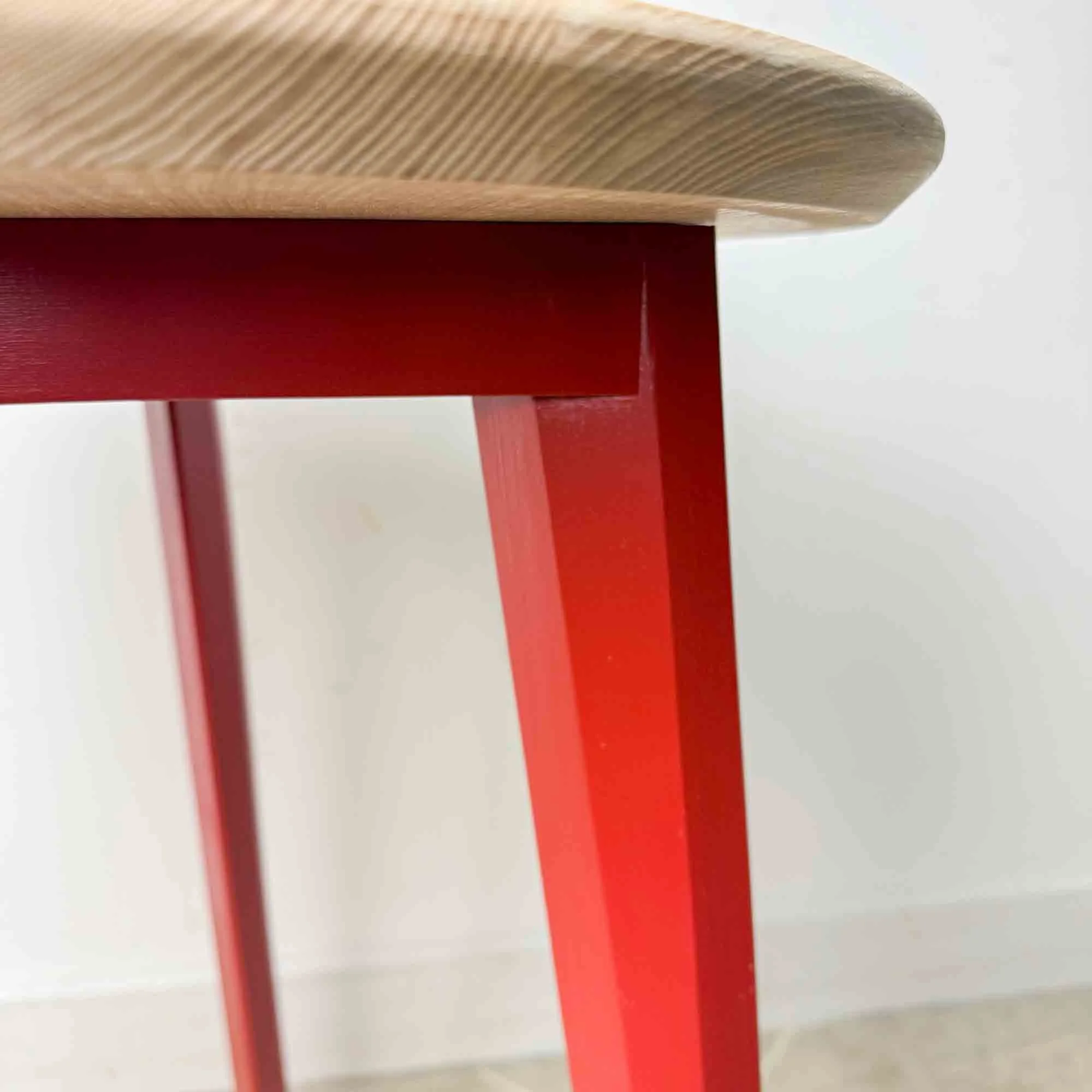 red side table