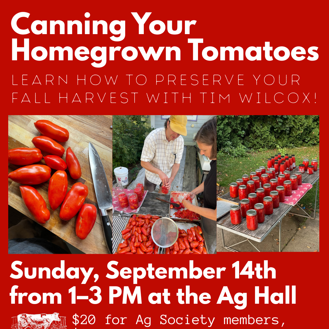 Canning Your Homegrown Tomatoes with Tim Wilcox