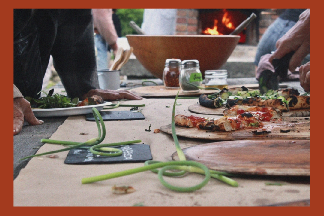 Pizza Party and Bonfire at North Tabor Farm