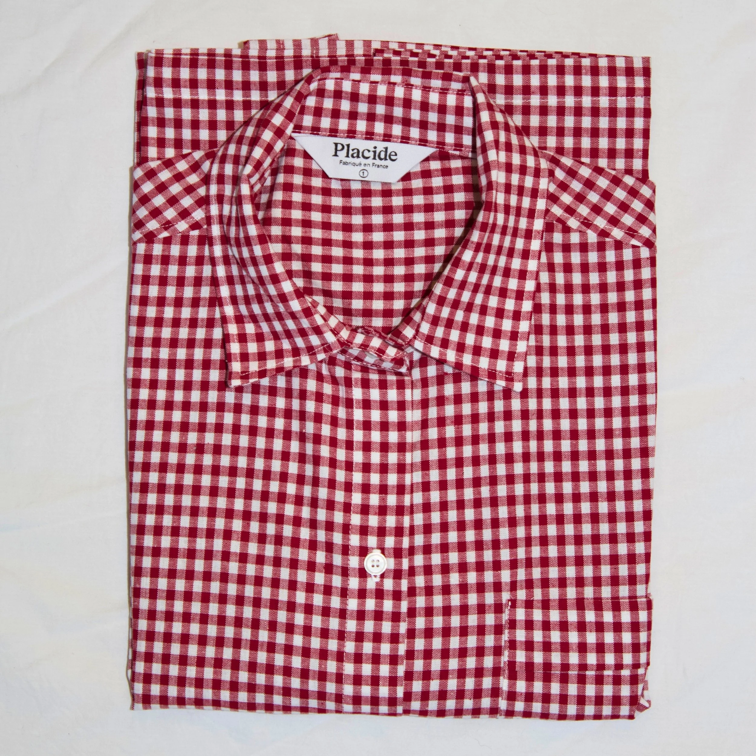 Robe Chemise Placide Vichy Rouge.jpg