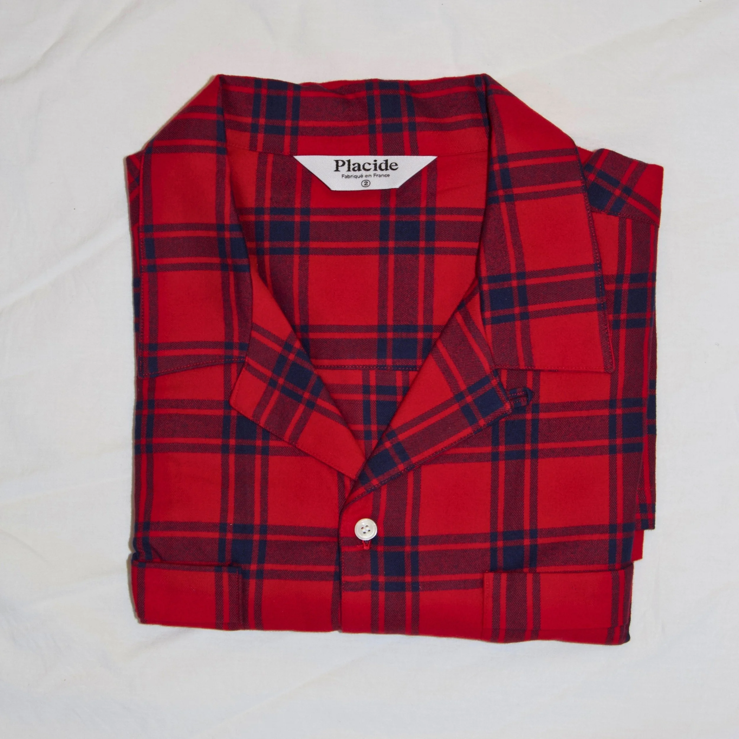 Chemise Flannelle Placide Carreaux Rouge Bleu.jpg