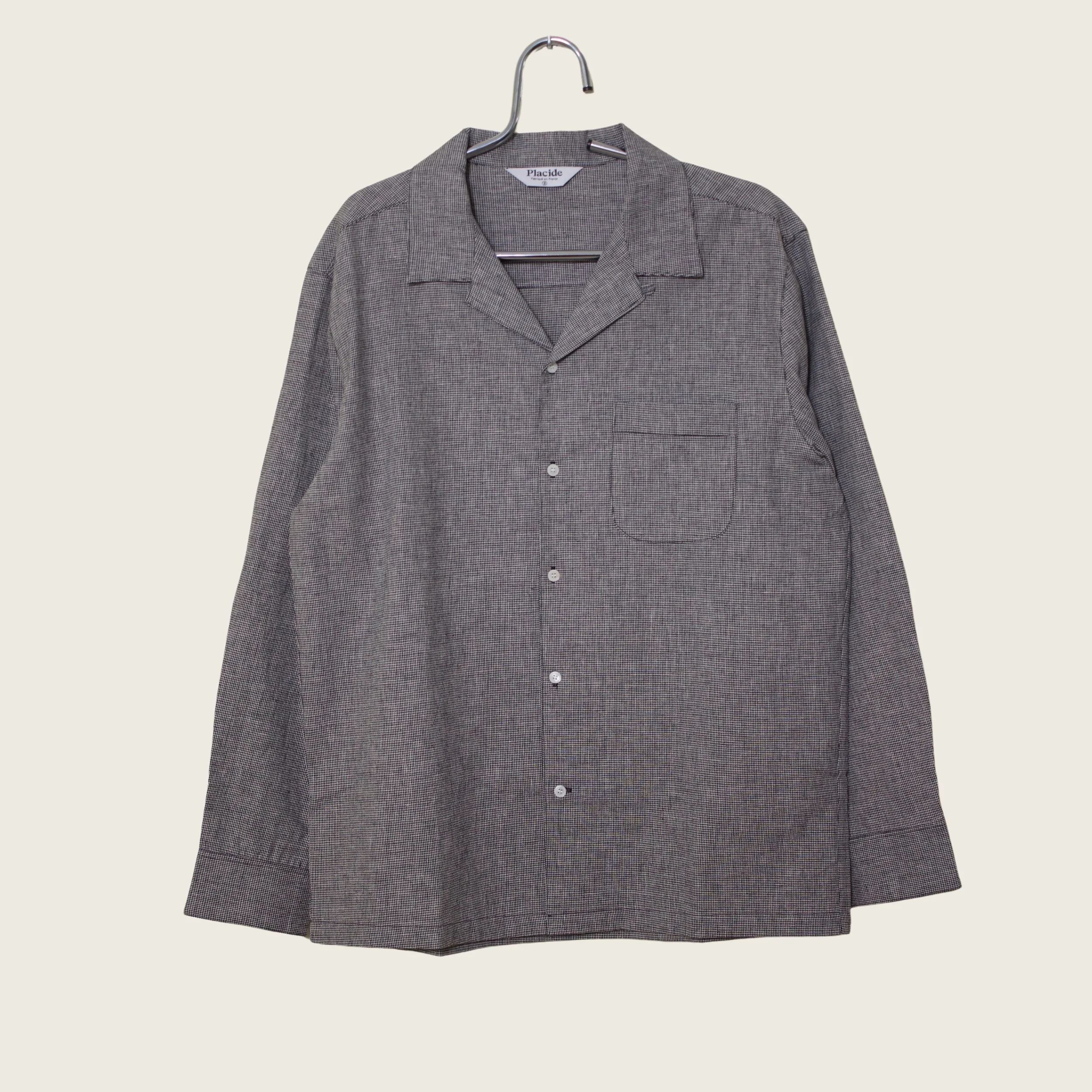 Chemise épaisse Placide Pied de Poule (2).jpg