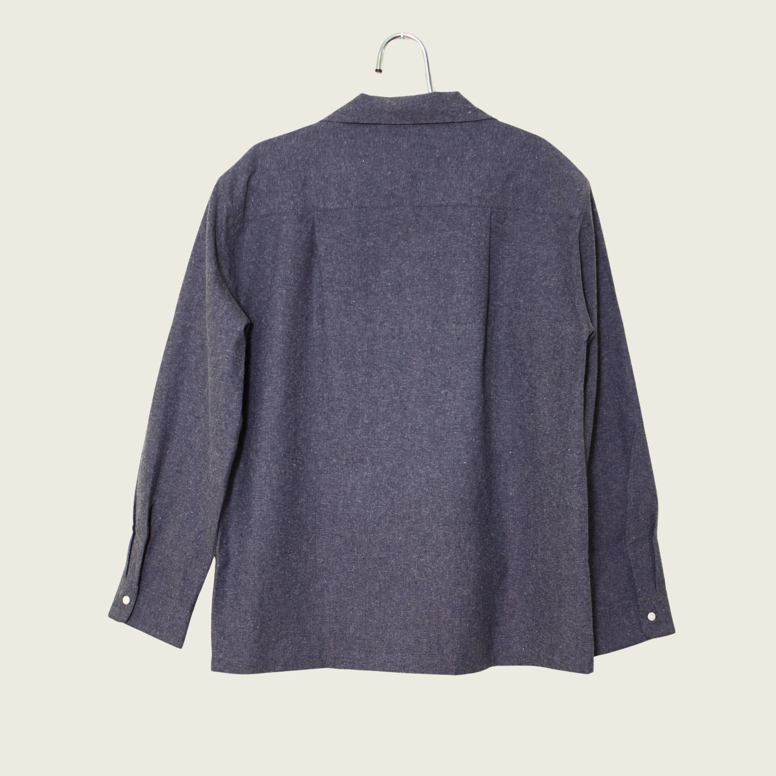 Chemise épaisse Placide Bleu Gris Moucheté (4).jpg