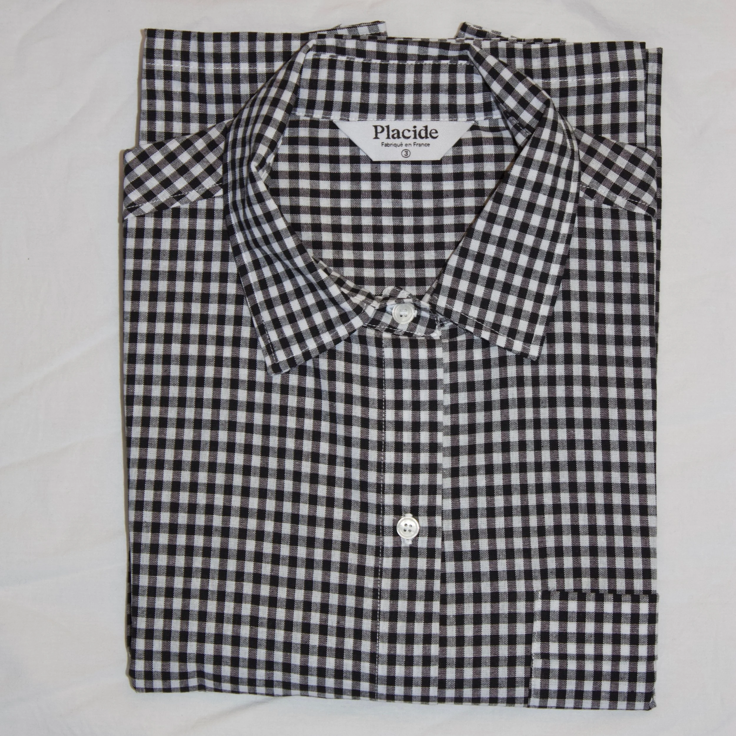 Robe Chemise Placide Carreaux Vichy Noir.jpg