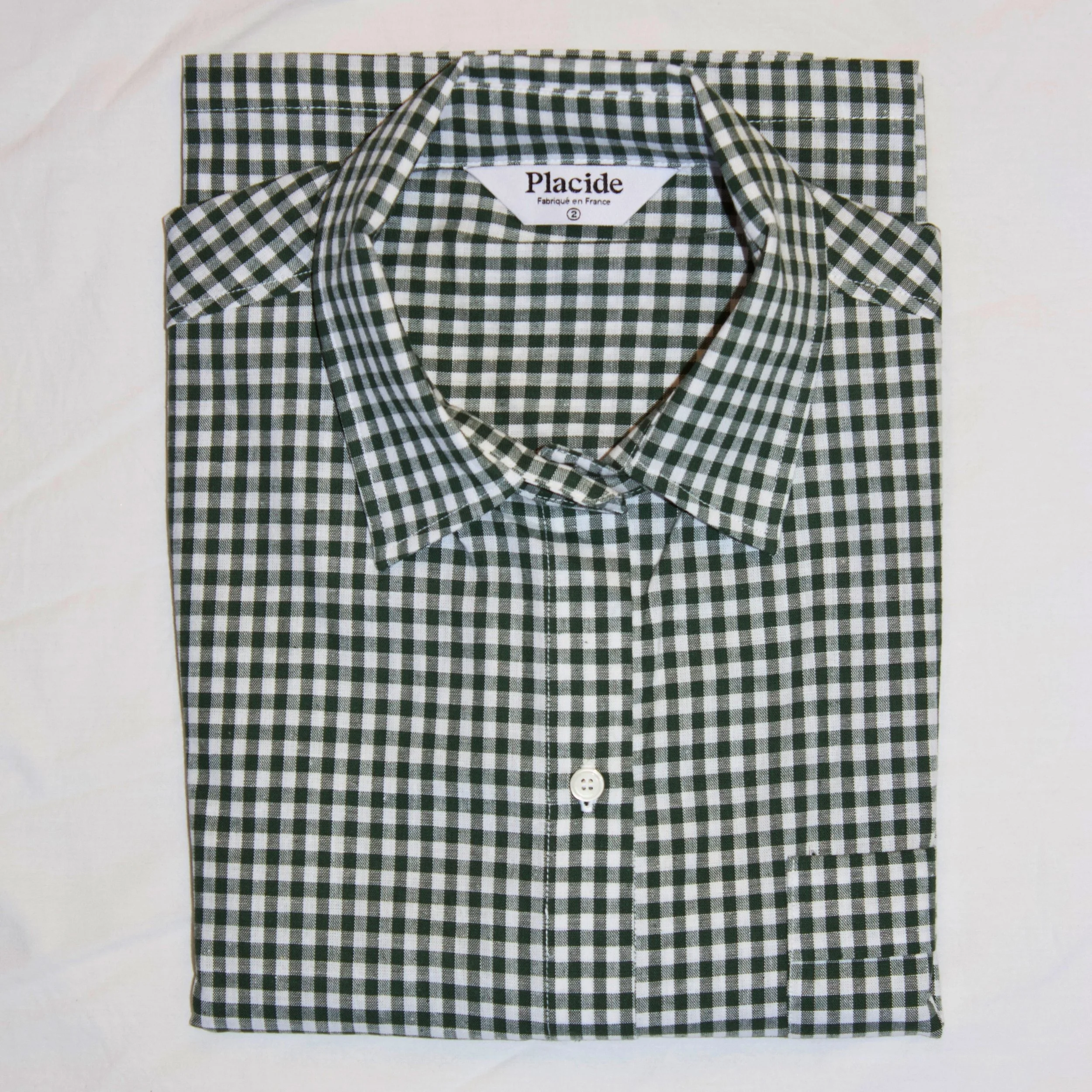 Robe Chemise Placide Carreaux Vichy Vert.jpg